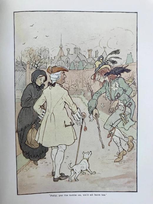 约20世纪早期 狄更斯《巴纳比·拉奇》儿童版 8幅彩色插图 漆布精装32开 商品图7