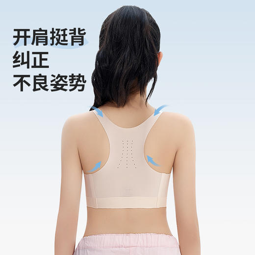 【超值2件装 颜色随机】“专为发育期女孩设计的内衣”草本初色少女内衣 运动防震2阶背心 3712/3714 商品图13