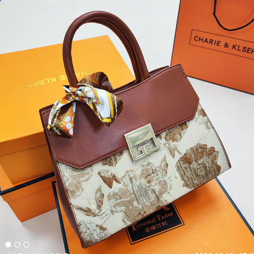 【预售3天】2025新款大气大容量女士手提包斜挎包LF366 商品图7