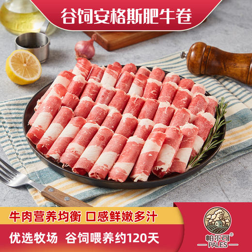 【下单后48小时发货】进口安格斯谷饲 肥牛卷1kg/份 商品图5