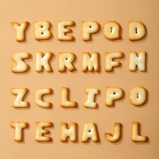 【拍1发2】【咀香园鲜乳字母造型韧性饼干100g】儿童趣味休闲零美食嘴馋小吃 商品图4