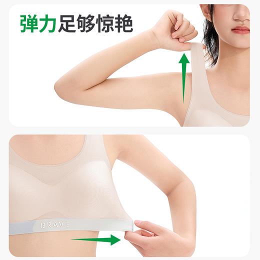 【超值2件装 颜色随机】“专为发育期女孩设计的内衣”草本初色少女内衣 运动防震2阶背心 3712/3714 商品图7