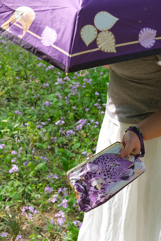 豹越繁花 五折晴雨伞 商品图2