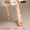 ZHR则则简约纯色浅口气质单鞋女鞋2025新款法式优雅时髦通勤鞋子 商品缩略图5