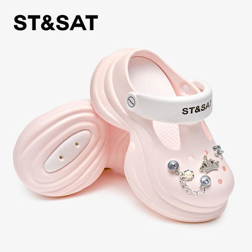 【童鞋】星期六闪闪鞋花软底女童洞洞鞋SSD2195U5G 商品图5