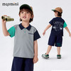 【5A抑菌+弹力莱卡】【90-140】【MQDmini】男童夏季短袖polo衫中小童撞色印花落肩袖上衣 商品缩略图5