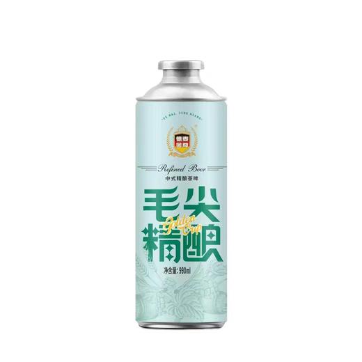 【整箱】德麦金尊 毛尖中式精酿啤酒茶啤 990ml/6瓶 商品图2