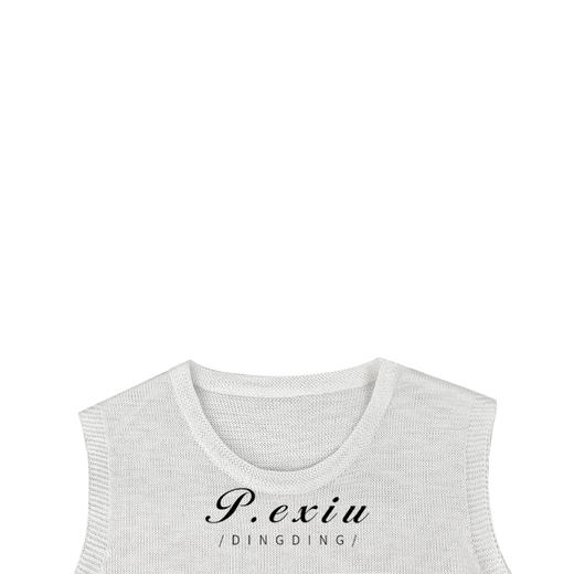 03-4潘依绣丁丁宠粉【白日漫游】春夏叠穿百搭无袖针织背心 ZZ0221 商品图2