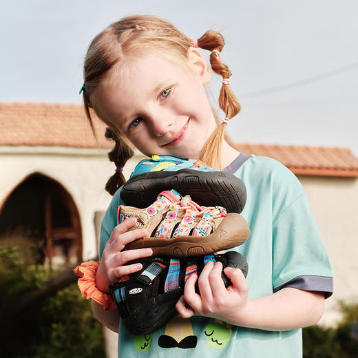 【夏上新】TOPSTAR儿童凉鞋透气男童户外鞋女童包头鞋防滑网鞋7016 商品图2