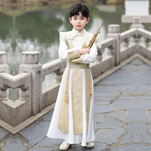 苏城纪夏新品男童汉服玉竹 商品图2