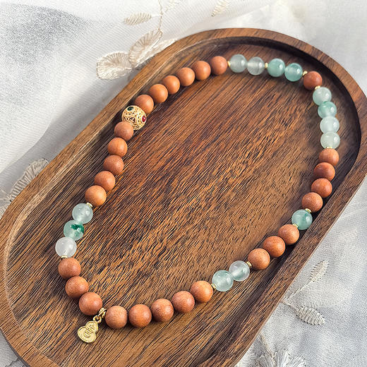 【玉石家族的跨界新贵】BAOFANDI宝梵迪新中式系列非洲翠手串 4款可选 色泽清透温润 带礼盒证书！ 商品图5