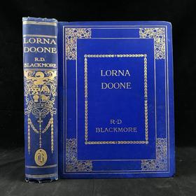 约20世纪早期 布莱克摩尔《洛娜·杜恩》 16幅彩色插图 漆布精装16开