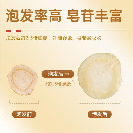 【粉丝特惠】进口西洋参切片50g 大片主根 手工切片 商品图4