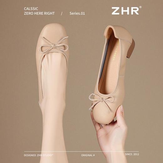 ZHR浅口单鞋女2025新款洋气百搭ins小皮鞋网红高级爆款玛丽珍鞋女 商品图8