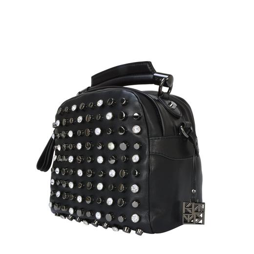 110927721002100 KH Design【专柜同款】明治女包时尚真皮铆钉个性潮流手提单肩包 商品图1