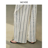 棉仓3621518001-IACHOE棉麻条纹休闲裤 商品缩略图2