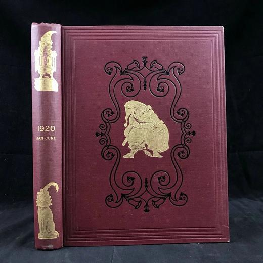 1920年1-6月 英国讽刺漫画杂志《笨拙》 漆布精装16开 商品图0