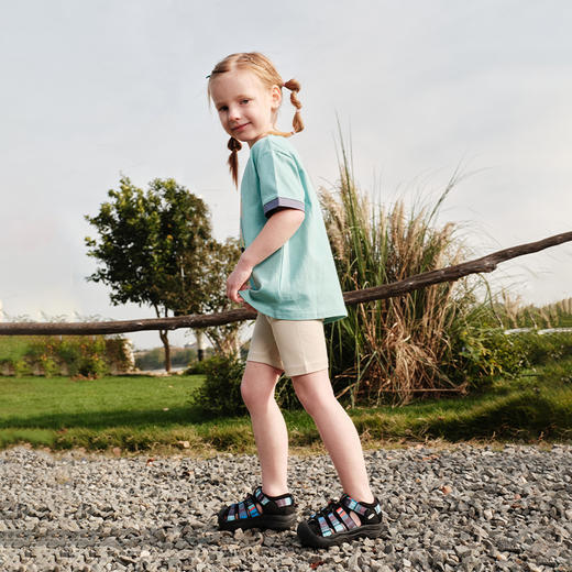 【夏上新】TOPSTAR儿童凉鞋透气男童户外鞋女童包头鞋防滑网鞋7016 商品图4