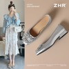 ZHR则则法式复古水钻方扣平底单鞋女2025新款百搭浅口一脚蹬女鞋 商品缩略图1