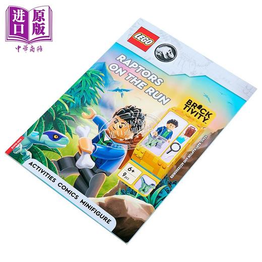 【中商原版】乐高侏罗纪世界 猛禽奔跑活动手册 LEGO Jurassic World  Raptors on the Run Activity Book 英文原版 LEGO 商品图1