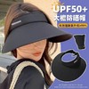 嘿叨 UPF50+加大帽檐空顶遮阳帽子冰丝太阳帽 可折叠收纳全脸防护透气不闷热 商品缩略图0