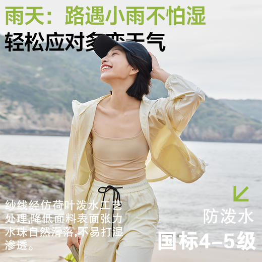 热卖中！！【30年国民品牌】浪莎山系情侣防泼水防污防晒凉感套装 防晒衣+防晒短裤2件 商品图8