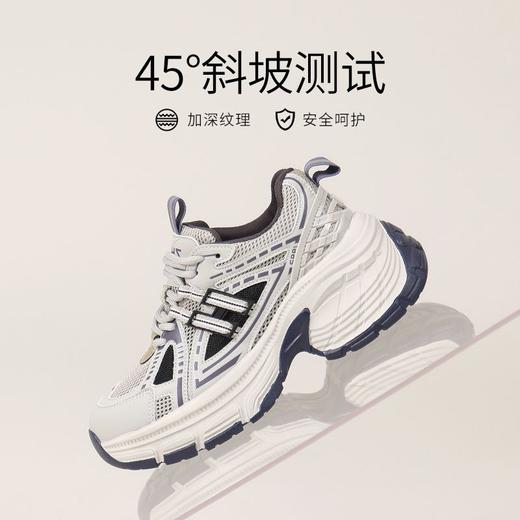 ZHR则则厚底【6cm】蓝鲸老爹鞋女小个子显高运动休闲鞋透气网面鞋 商品图3