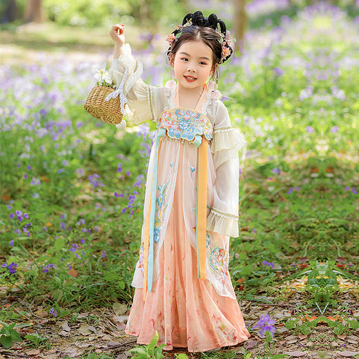 苏城纪夏新品女童汉服海棠 商品图3