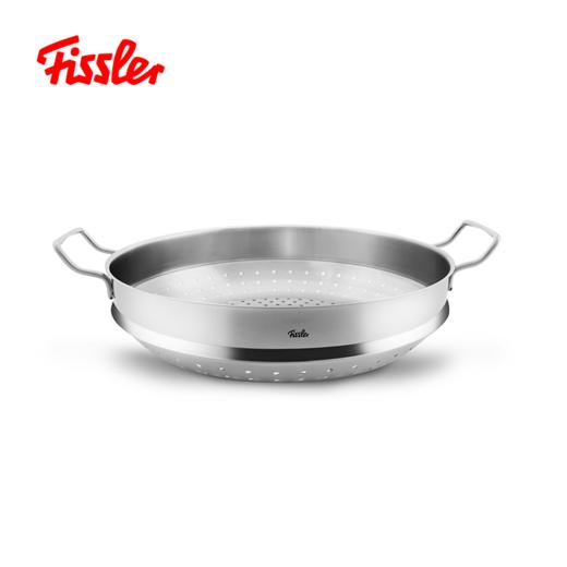 菲仕乐 安雅36厘米玻璃盖双柄炒锅/配套蒸屉 商品图0