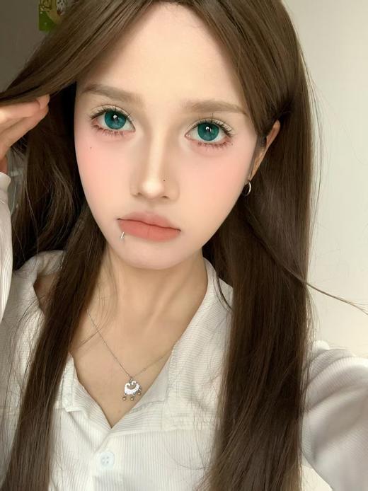 <月抛尝鲜活动>-SUMMERBABY月抛-苍翠深青-14.5mm【0-800度 无525/575】 商品图3