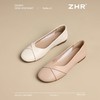 ZHR则则软底舒适浅口单鞋2025新款一脚蹬平底鞋气质豆豆鞋小皮鞋 商品缩略图2