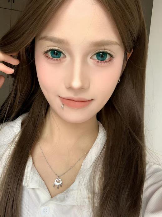 <月抛尝鲜活动>-SUMMERBABY月抛-苍翠深青-14.5mm【0-800度 无525/575】 商品图2