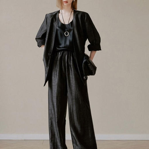 Hera Chole龟裂纹香云纱新中式服饰 ，东方手艺撑起女性的风雅，飘逸有风骨【爆单3-7天发货】 商品图3