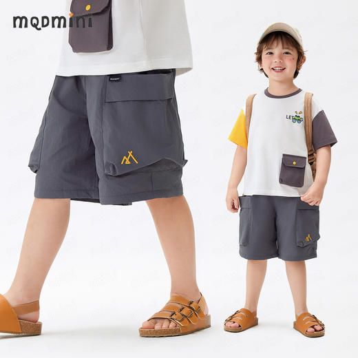 【吸湿速干】【90-140】【MQDmini】男童夏季休闲短裤 商品图2