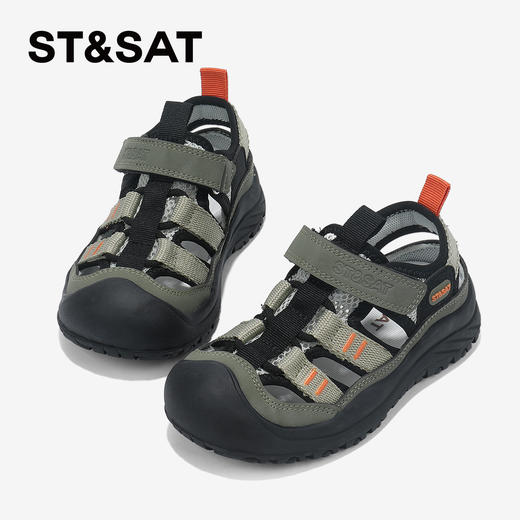 【童鞋】星期六包头防撞舒适软底男女童凉鞋SSD2191U7A 商品图8