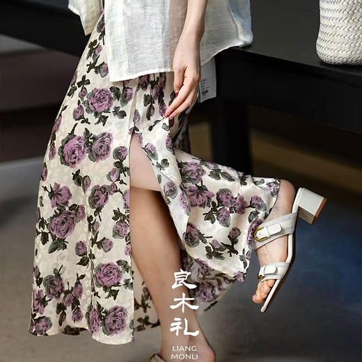 【预售7天】系带衬衫87501&玫瑰半裙 商品图3