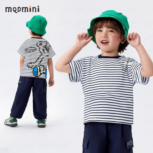 【90-140】【MQDmini】男童夏季卡通休闲短袖T恤 商品图2