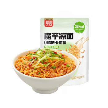 阿宽方便面凉面低脂面体泡面即食小吃糖醋麻辣拌面255g*6袋装 零食 /粮油调味 /方便食品 /方便面 商品图6