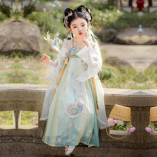 苏城纪夏新品女童汉服洛神赋 商品图5