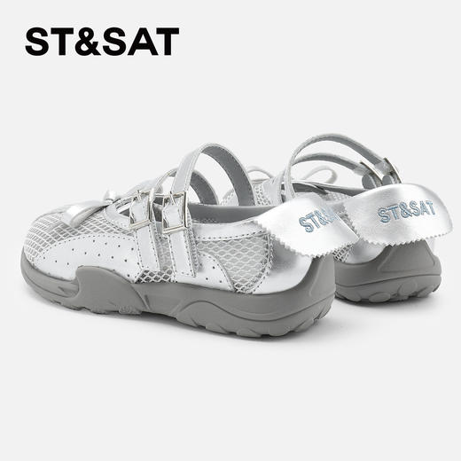 【童鞋】星期六可爱蝴蝶结透气网面女童运动玛丽珍SSD2192L1T 商品图6