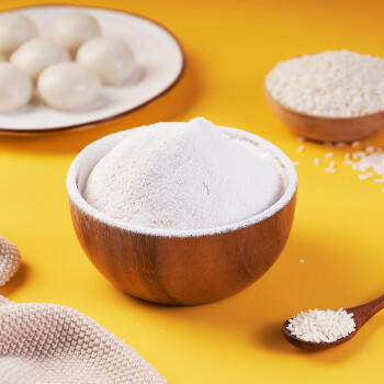 易小焙水磨糯米粉250g*4 年糕雪媚娘元宵汤圆糍粑青团原料新良制粉2斤装 /粮油调味 /面粉 /通用粉 商品图8