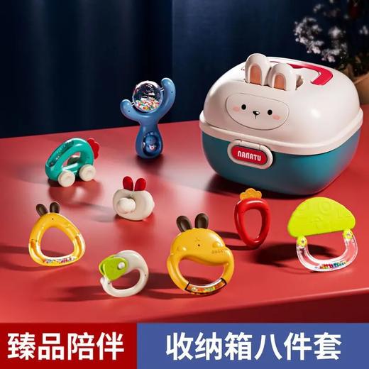【六一萌宝礼🎁】可水煮+可咬牙胶！高端摇铃礼盒，宝宝益智玩具优选💝六一送礼精选  可水煮摇铃 婴儿玩具宝宝摇铃 新生幼儿益智可咬牙胶 商品图7