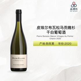 2020 Pierre Boisson Macon Villages Au Poirier Chanin 皮埃尔布瓦松马贡魄杉干白葡萄酒 2020