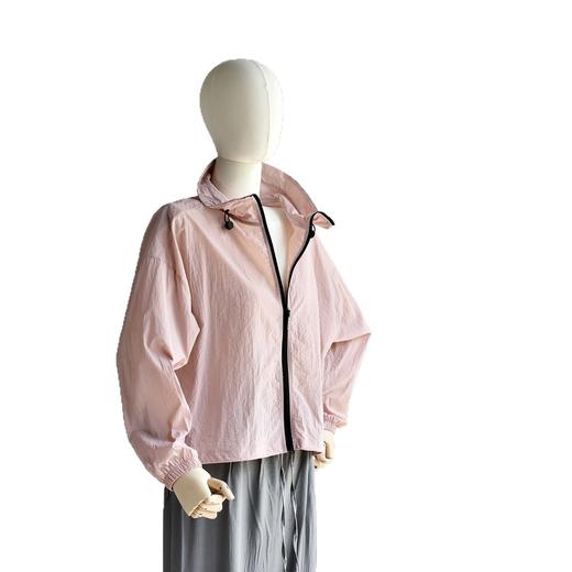 丁摩 【软壳高腰防晒衣】夏季新立领抽绳收腰户外防晒冲锋衣外套女夹克5ZF-B225 商品图4