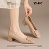ZHR则则简约纯色浅口气质单鞋女鞋2025新款法式优雅时髦通勤鞋子 商品缩略图3
