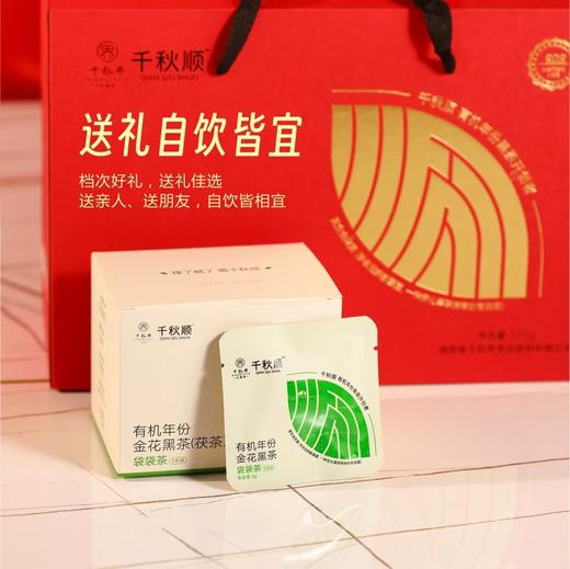 【金花黑茶】内含金花菌，便携式袋袋茶包，携带方便AA 商品图2
