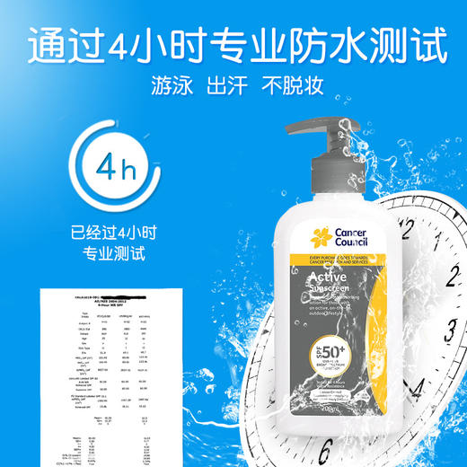 澳洲CancerCouncil澳美皙活力版防晒霜110 200ml 商品图6