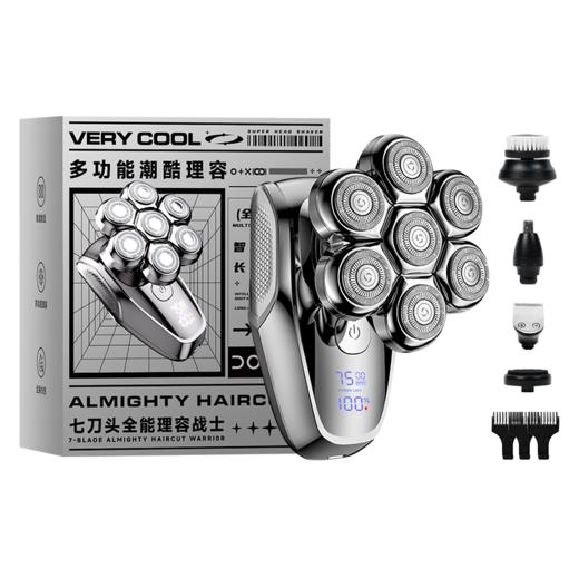 DOCO 电动剃须刀 七刀头理容战士 商品图2