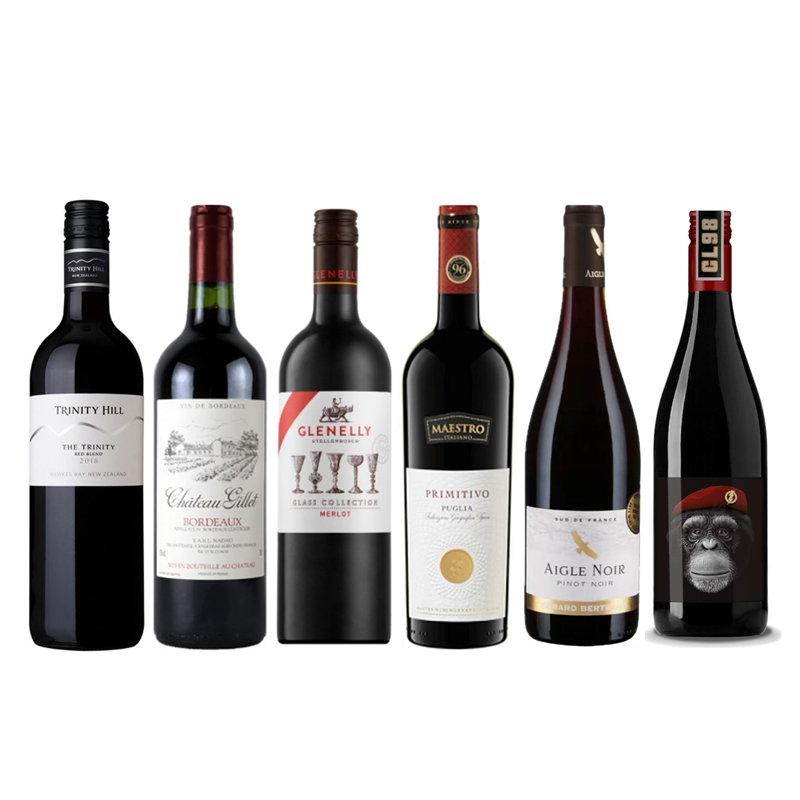 【ENOTECA】红葡萄酒套装6支装