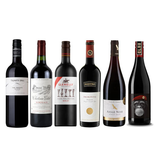 【ENOTECA】红葡萄酒套装6支装 商品图0